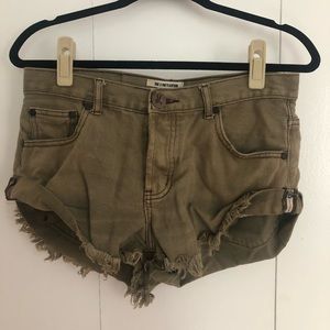 One Teaspoon Denim Cutoffs